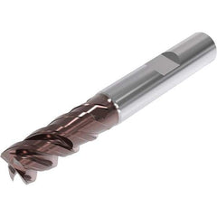 Seco - 12mm, 4 Flute, Single End, Solid Carbide, Corner Chamfer End Mill - 83mm OAL, 48° Helix, Right Hand Flute, 24mm LOC, Right Hand Cut, 35mm Extended Reach - Makers Industrial Supply