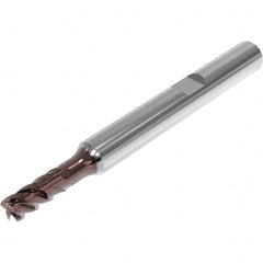 Seco - 3mm, 4 Flute, Single End, Solid Carbide, 0.2mm Corner Radius End Mill - 57mm OAL, 48° Helix, Right Hand Flute, 6mm LOC, Right Hand Cut, 10mm Extended Reach - Makers Industrial Supply