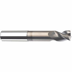 SGS - 12mm, 3 Flute, Single End, Solid Carbide, 0.1575" Corner Radius End Mill - 100mm OAL, 38° Helix, 16mm LOC, Right Hand Cut - Makers Industrial Supply