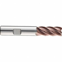 SGS - 1/2", 5 Flute, Single End, Solid Carbide, 0.06" Corner Radius End Mill - 3" OAL, 37° Helix, 1/2" LOC, Right Hand Cut - Makers Industrial Supply