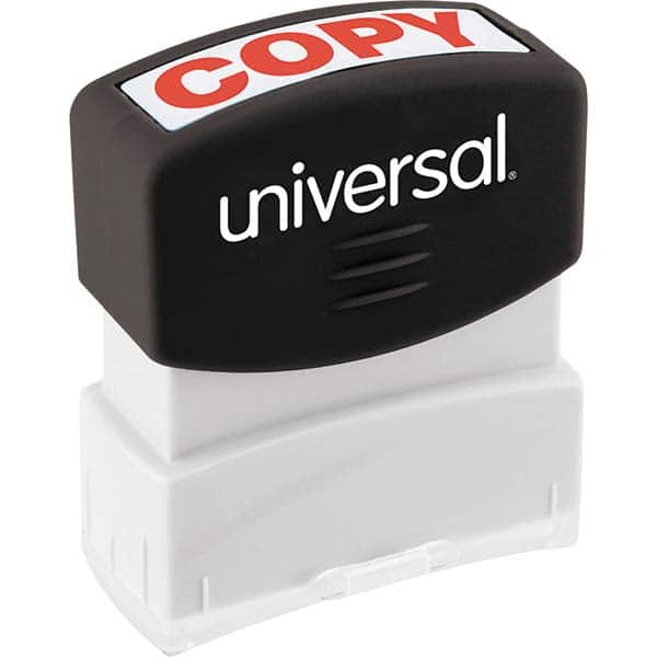 UNIVERSAL - Pre-inked Stock Stamps Type: Message Message: COPY - Makers Industrial Supply