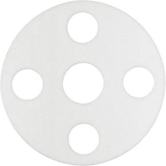 Value Collection - 6" Pipe, 6-5/8" ID x 11" OD Flange Gasket - PTFE Plastic, White, 1/16" Thick - Makers Industrial Supply