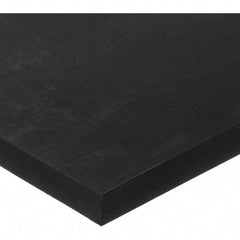 Value Collection - 36" Long, 36" Wide, Neoprene Rubber Foam Sheet - 60A Durometer, Black, -30 to 200°F, 1,500 psi Tensile Strength, Plain Backing - Makers Industrial Supply