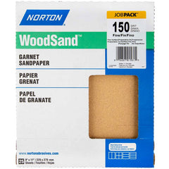 Norton - Sanding Sheets Abrasive Material: Garnet Grade: Fine - Makers Industrial Supply