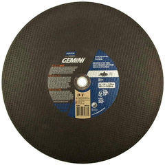 Norton - 16 x 1/8, 1" Hole 24 Grit Aluminum Oxide Cutoff Wheel - Makers Industrial Supply