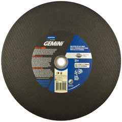 Norton - 14 x 5/32, 1" Hole 24 Grit Aluminum Oxide Cutoff Wheel - Makers Industrial Supply