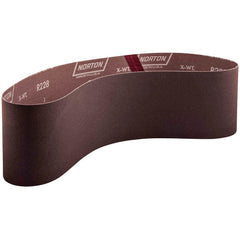 Norton - 4" Wide x 36" OAL, 36 Grit, Aluminum Oxide Abrasive Belt - Makers Industrial Supply