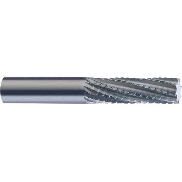 SGS - 10mm Diam, 30mm LOC, Square End, Solid Carbide Diamond Pattern Router Bit - Right Hand Cut, 63mm OAL, Use on Carbon Composite - Makers Industrial Supply