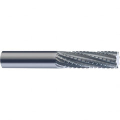 SGS - 5mm Diam, 15mm LOC, Square End, Solid Carbide Diamond Pattern Router Bit - Right Hand Cut, 50mm OAL, Use on Carbon Composite - Makers Industrial Supply