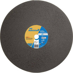 Norton - 16 x 1/8, 1" Hole 24 Grit Zirconia Alumina Cutoff Wheel - Makers Industrial Supply