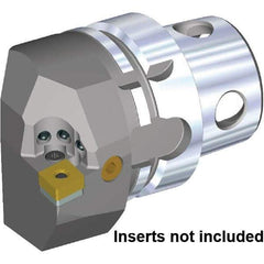 Kennametal - Right Hand Cut, Size KM4X63, CN..543 & CN.. 160612 Insert Compatiblity, Internal Modular Turning & Profiling Cutting Unit Head - 43mm Ctr to Cutting Edge, 70mm Head Length, Through Coolant, Series KM4X - Makers Industrial Supply