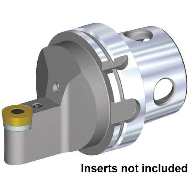 Kennametal - Neutral Cut, Size KM4X100, RCMX3209M0RP Insert Compatiblity, External Modular Turning & Profiling Cutting Unit Head - 16mm Ctr to Cutting Edge, 110mm Head Length, Through Coolant, Series Fix-Perfect - Makers Industrial Supply