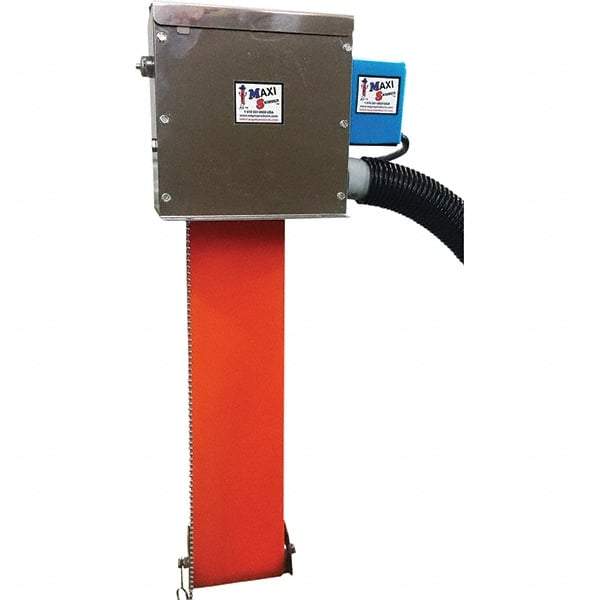 Mini-Skimmer - 60" Reach, 6 GPH Oil Removal Capacity, 115 Max Volt Rating, 60 Hz, Belt Oil Skimmer - 40 to 120° (Poly), 220° (Stainless) - Makers Industrial Supply