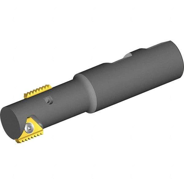 Vargus - 0.787" Cut Diam, 1.69" Max Depth of Cut, 3/4" Shank Diam, Internal/External Indexable Thread Mill - Insert Style 3, 3/8" Insert Size, 1 Insert, Toolholder Style TMOC, 3.74" OAL - Makers Industrial Supply