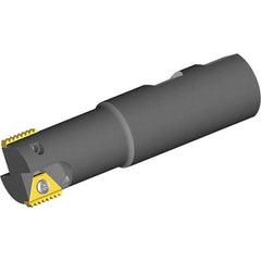 Vargus - 0.669" Cut Diam, 0.79" Max Depth of Cut, 3/4" Shank Diam, Internal/External Indexable Thread Mill - Insert Style 2, 1/4" Insert Size, 2 Inserts, Toolholder Style TM2C, 3.425" OAL - Makers Industrial Supply