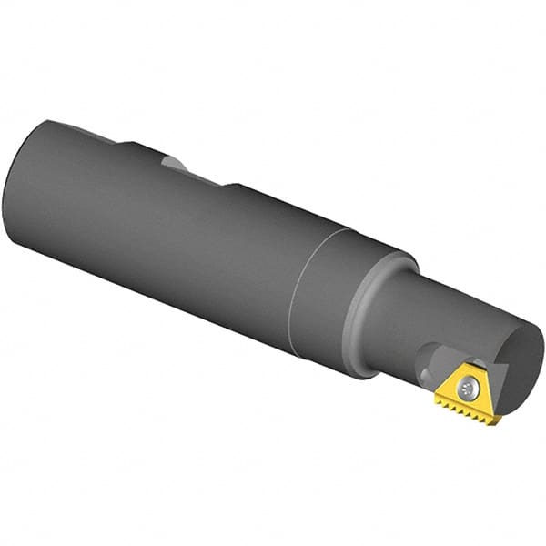 Vargus - 0.748" Cut Diam, 0.91" Max Depth of Cut, 3/4" Shank Diam, Internal/External Indexable Thread Mill - Insert Style 3, 3/8" Insert Size, 1 Insert, Toolholder Style TMNC, 3.386" OAL - Makers Industrial Supply