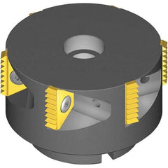 Vargus - 4.921" Cut Diam, 11.811" Max Depth of Cut, 1-1/2" Arbor Hole Diam, 1-1/2" Shank Diam, Internal/External Indexable Thread Mill - Insert Style 5, 5/8" Insert Size, 9 Inserts, Toolholder Style TMSH-D, 2-1/2" OAL - Makers Industrial Supply