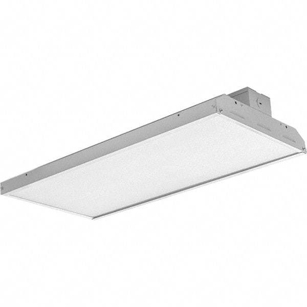 Eiko Global - 1 Lamp, 110 Watts, LED, High Bay Fixture - 2' Long x 92.5mm High x 320mm Wide, 120-277 Volt, Steel Housing - Makers Industrial Supply