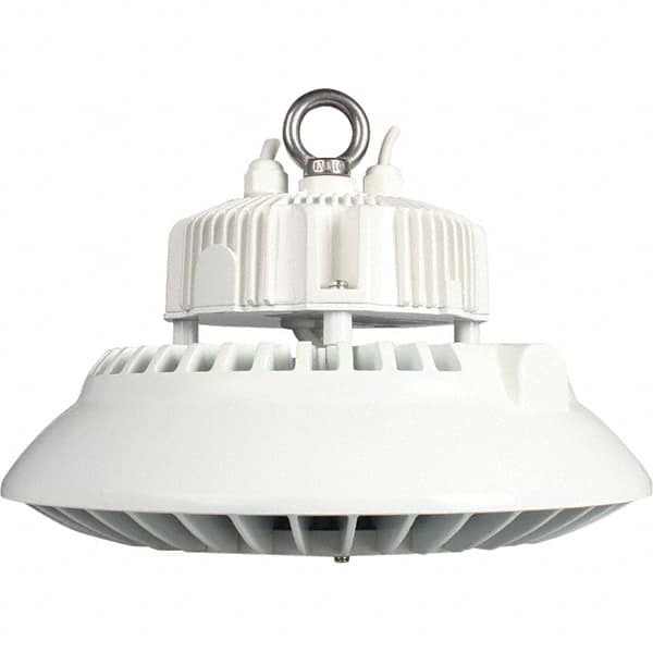 Eiko Global - 1 Lamp, 200 Watts, LED, High Bay Fixture - 250mm High x 11.81" Wide, 120-277 Volt, Steel Housing - Makers Industrial Supply