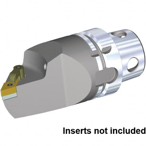 Kennametal - Insert Style DN.. 150608, DN.. 442, 115mm Head Length, Left Hand Cut, Internal/External Modular Threading Cutting Unit Head - System Size KM4X63, Series Kenloc - Makers Industrial Supply