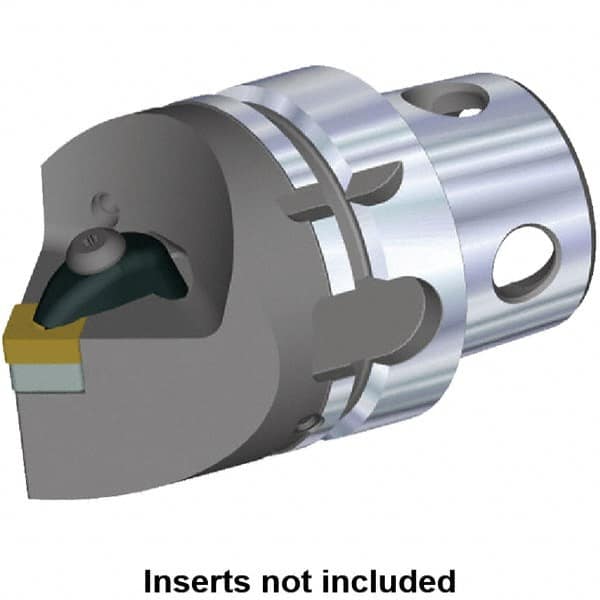 Kennametal - Insert Style SN.. 120408, SN.. 432, 70mm Head Length, Neutral Cut, Internal/External Modular Threading Cutting Unit Head - System Size KM4X63, Series Kenclamp - Makers Industrial Supply