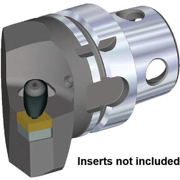 Kennametal - Insert Style CN.. 120408, CN.. 432, 70mm Head Length, Right Hand Cut, Internal/External Modular Threading Cutting Unit Head - System Size KM4X63, 38mm Center to Cutting Edge, Series Kenclamp - Makers Industrial Supply