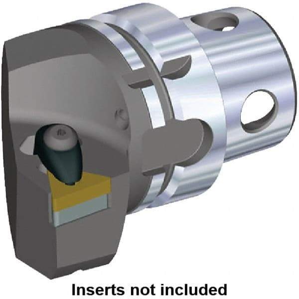 Kennametal - Insert Style TN.. 220408, TN.. 432, 70mm Head Length, Right Hand Cut, Internal/External Modular Threading Cutting Unit Head - System Size KM4X63, 43mm Center to Cutting Edge, Series Kenclamp - Makers Industrial Supply