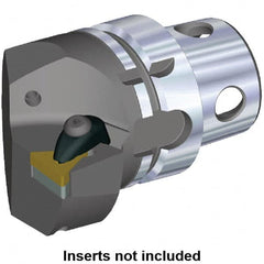 Kennametal - Insert Style TN.. 220408, TN.. 432, 70mm Head Length, Left Hand Cut, Internal/External Modular Threading Cutting Unit Head - System Size KM4X63, 43mm Center to Cutting Edge, Series Kenclamp - Makers Industrial Supply