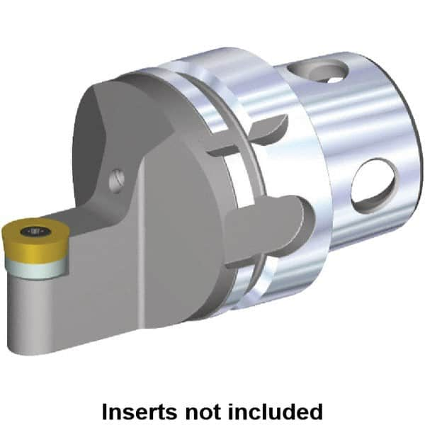 Kennametal - Insert Style RC.. 1605M0, 70mm Head Length, Neutral Cut, Internal/External Modular Threading Cutting Unit Head - System Size KM4X63, 8mm Center to Cutting Edge, Series KM4X - Makers Industrial Supply