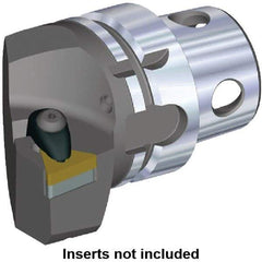 Kennametal - Insert Style TN.. 220408, TN.. 432, 70mm Head Length, Left Hand Cut, Internal/External Modular Threading Cutting Unit Head - System Size KM4X63, 43mm Center to Cutting Edge, Series Kenclamp - Makers Industrial Supply