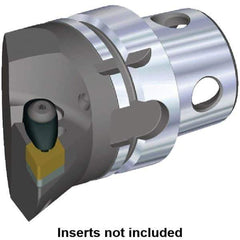 Kennametal - Insert Style DN.. 150608, DN.. 442, 70mm Head Length, Left Hand Cut, Internal/External Modular Threading Cutting Unit Head - System Size KM4X63, 43mm Center to Cutting Edge, Series Kenclamp - Makers Industrial Supply