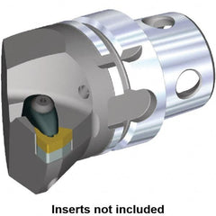 Kennametal - Insert Style WN.. 080408, WN.. 432, 70mm Head Length, Right Hand Cut, Internal/External Modular Threading Cutting Unit Head - System Size KM4X63, 43mm Center to Cutting Edge, Series Kenclamp - Makers Industrial Supply