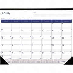 Blueline - Note Pads, Writing Pads & Notebooks Writing Pads & Notebook Type: Desk Pad Calendar Size: 22 x 17 - Makers Industrial Supply