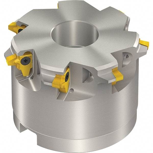 Vargus - 58mm Cut Diam, 300mm Max Hole Depth, 27mm Shank Diam, Internal/External Indexable Thread Mill - Insert Style 3LI, 3/8" Insert Size, 6 Inserts, Toolholder Style TM SC-D, 40mm OAL - Makers Industrial Supply