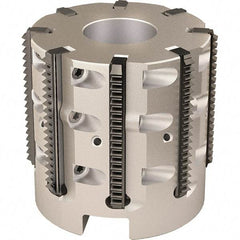 Vargus - 52mm Cut Diam, 200mm Max Hole Depth, 27mm Shank Diam, Internal/External Indexable Thread Mill - Insert Style R40, 8 Inserts, Toolholder Style RTMC-D, 50mm OAL - Makers Industrial Supply