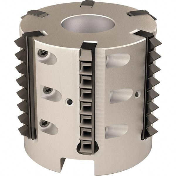 Vargus - 47.94mm Cut Diam, 200mm Max Hole Depth, 22mm Shank Diam, Internal/External Indexable Thread Mill - Insert Style R41, 5 Inserts, Toolholder Style RTMC-D, 50mm OAL - Makers Industrial Supply