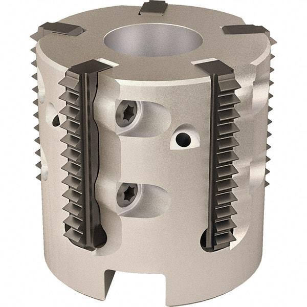 Vargus - 35.9mm Cut Diam, 200mm Max Hole Depth, 16mm Shank Diam, Internal/External Indexable Thread Mill - Insert Style R25, 5 Inserts, Toolholder Style RTMC-D, 33.5mm OAL - Makers Industrial Supply