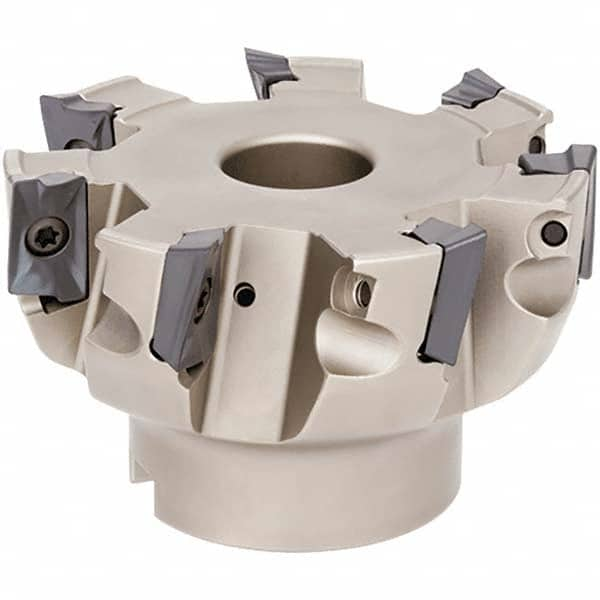 Tungaloy - 4" Cut Diam, 1-1/2" Arbor Hole Diam, Indexable Square-Shoulder Face Mill - Makers Industrial Supply