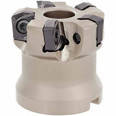 Tungaloy - 5" Cut Diam, 1-1/2" Arbor Hole, Indexable High-Feed Face Mill - Makers Industrial Supply