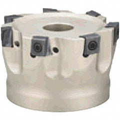 Tungaloy - 100mm Cut Diam, 1-1/4" Arbor Hole Diam, Indexable Square-Shoulder Face Mill - Makers Industrial Supply