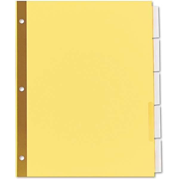 UNIVERSAL - Tabs, Indexes & Dividers Indexes & Divider Type: Customizable Size: 8-1/2 x 11 - Makers Industrial Supply