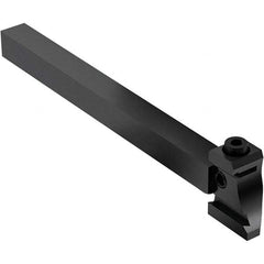 Seco - Tool Block Style 150.10-JETI, 15.49mm Blade Height, 80.3mm OAL, 1/2" OAH, Indexable Cutoff Blade Tool Block - 0.5mm Shank Height, 1/2" Shank Width, Through Coolant - Makers Industrial Supply