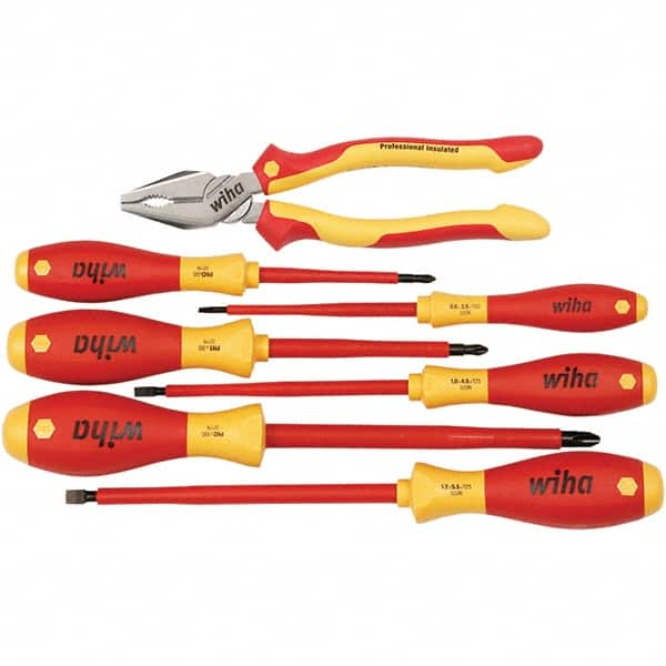 Wiha - 7 Piece Insulated Hand Tool Set - Makers Industrial Supply