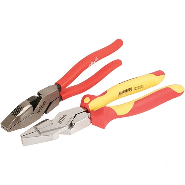 Wiha - Plier Sets Set Type: Insulated Pliers; Linesman Pliers Number of Pieces: 2 - Makers Industrial Supply