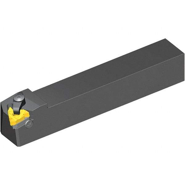 Vargus - External Thread, Right Hand Cut, 20mm Shank Width x 20mm Shank Height Indexable Threading Toolholder - 128.6mm OAL, 3ER Insert Compatibility, AL Toolholder, Series Standard - Makers Industrial Supply