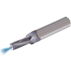 Vargus - M14x1.50 ISO, 11.9mm Cutting Diam, 4 Flute, Solid Carbide Helical Flute Thread Mill - Internal Thread, 29.25mm LOC, 92mm OAL, 16mm Shank Diam - Exact Industrial Supply