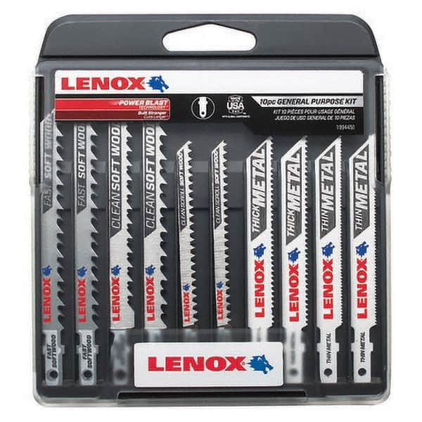 Lenox - Jig Saw Blade Sets Blade Material: Bi-Metal Minimum Blade Length (Inch): 3-5/8 - Makers Industrial Supply