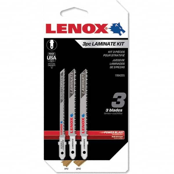 Lenox - Jig Saw Blade Sets Blade Material: Bi-Metal Minimum Blade Length (Inch): 3-1/2 - Makers Industrial Supply