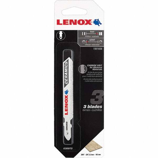 Lenox - Jig Saw Blades Blade Material: Bi-Metal Blade Length (Inch): 3-1/2 - Makers Industrial Supply