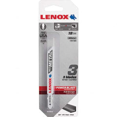 Lenox - Jig Saw Blades Blade Material: Bi-Metal Blade Length (Inch): 3-5/8 - Makers Industrial Supply